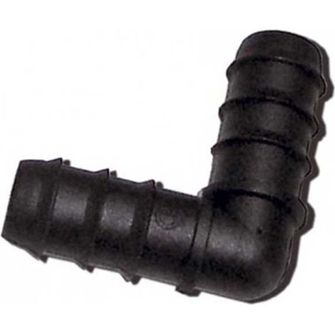 Georg Fischer Gomito in plastica con portagomma per tubo PE 20 x 20  158001472 (1/2)