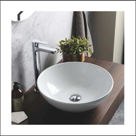 Lavabo d'Appoggio Milan Diametro Ø42xh14 cm (1/4)