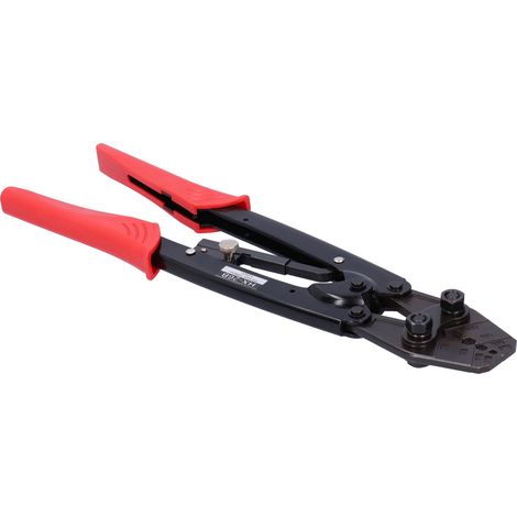 Pince à sertir manuelle pour cosse fil, outil de sertissage terminal 6-25mm² AWG10-4, HX26B, pince professionnelle à ratchet (1/5)