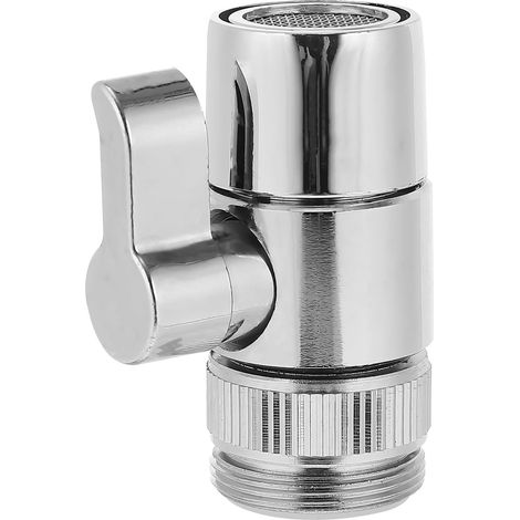 Adaptateur de robinet de cuisine avec raccordement d'eau et séparateur d'évier (1/2)