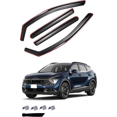 Комплект от 4бр. ветробрани за KIA SPORTAGE V 5 врати Къса база (SHORT WHEEL) след 2021