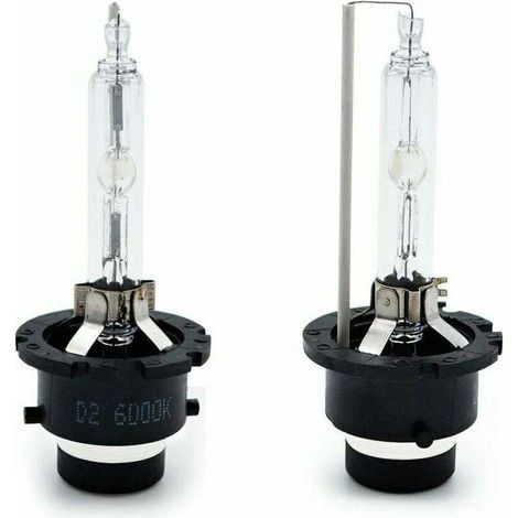 Kit de xenón D2S 6000K, lámpara de descarga HID para faros delanteros, 35W, luz blanca, reemplazo para bombillas exteriores halógenas o LED (2 piezas) (1/5)