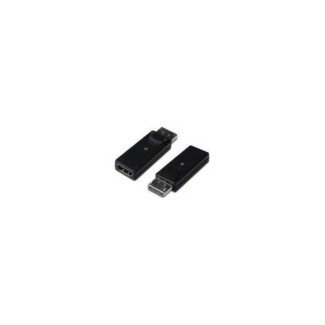 Digitus Buchse 19-poliger HDMI-Typ-A-Anschluss Stecker 20-poliger DisplayPort-Anschluss Schwarz