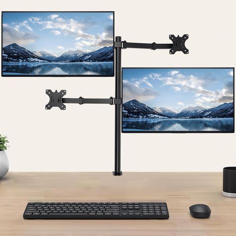 Monitorhalter, Vier-Bildschirm-Tischhalter, Höhenverstellbarer Monitorhalter, 25,4-68,58 cm Bildschirm verfügbar (1/5)