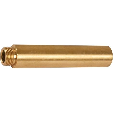 Comap – Gerade Messingverlängerung mit Schraubanschluss – M 1/2" – F 1/2" – 100 mm – Anschluss für Wasserhähne – Schraubbefestigung für den professionellen Einsatz (1/5)