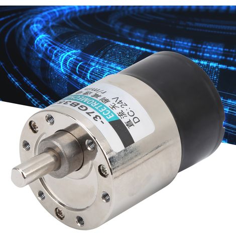 XD-37GB3525+ Halterung für bürstenlosen DC24V-Motor, kleiner bürstenloser Getriebemotor, Vorwärts- und Rückwärtslauf, niedrige Drehzahl, 20 U/min (1/5)