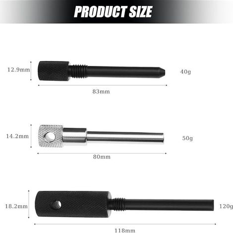 Clio, Kangoo, Laguna, Mégane, Scenic, Twingo, Sandero, Duster Kit Calage Distribution Psa 1.2 Puretech Renault 1.5/1.9 DCI, Pige De Calage, Pige Distribution, Outil Vilebrequin Et Arbre À Cames (1/5)
