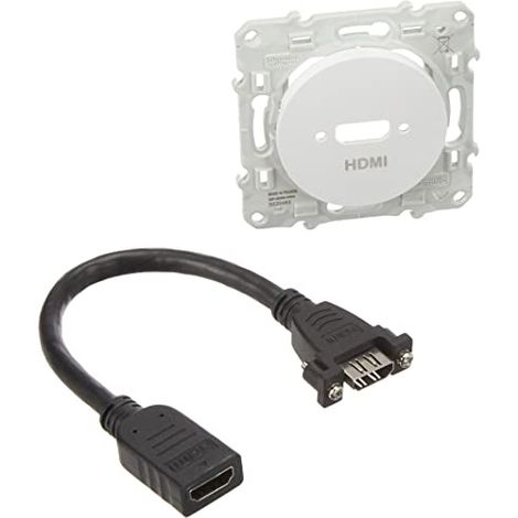 Toma HDMI Tipo A Odace Blanco (1/2)