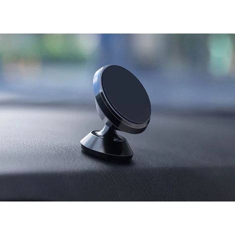 Autohandyhalterung, Metall-Autohalterung, 360-Grad-drehbare Handyhalterung, schwarz (1/4)