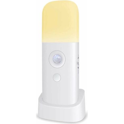 Children's Night Light, Motion Sensor Lamp, Adjustable Brightness, Portable, Rechargeable, for Bedroom, Children's Room, and Living Room (1-PACK) (1/5)