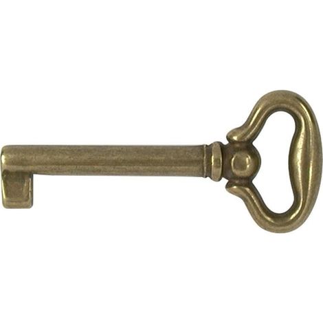 BESANA llave clasica laton ventaglio cuero l48 , 0UNIDADES