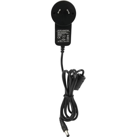 Adaptateur secteur pour pédale d'effet 9V 1A pour guitare électrique, orgue, clavier et amplificateur (prise 100-240VAU) (1/5)