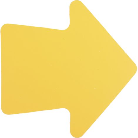 Panneau de danger, avec pictogramme : Panneau de sol en forme de flèche, Auto-adhésif ( Prix pour Sachet de 100 ) (1/3)