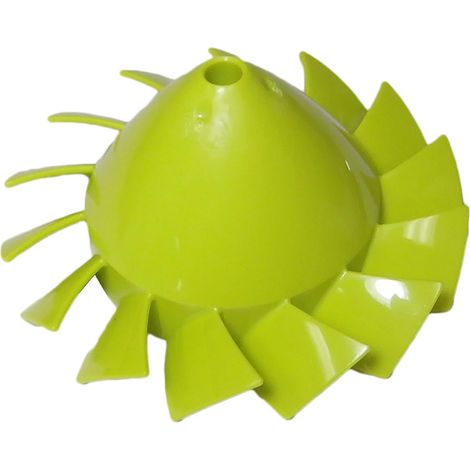 The fan blades 529437004 are compatible with the fan turbines 529437001 and 529437003. Their reinforced plastic construction ensures good balance and reduces vibrations. – 20 pieces