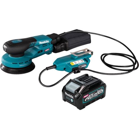 Makita BO 001 CGM1 Ponceuse excentrique sans fil 40 V max. 125 mm 5,0 mm course Brushless + 1x batterie 4,0 Ah - sans chargeur (1/5)