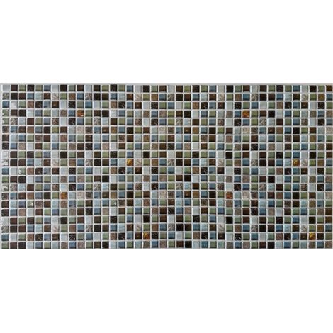 Pannelli 3D Rivestimento a parete in PVC effetto MOSAICO MATERICO 96x48cm Realistici, isolanti, idrorepellenti.