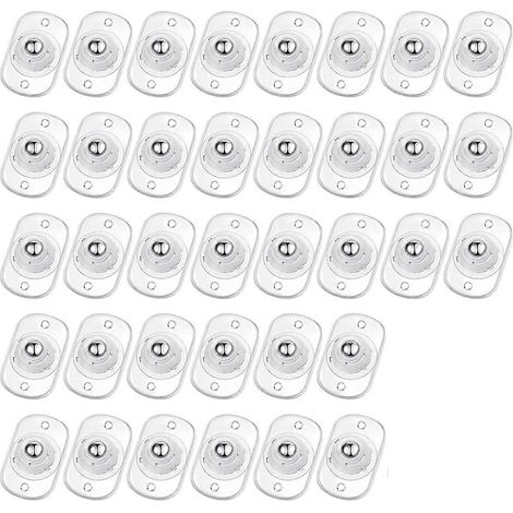 Lot de 36 roulettes auto-adhésives pivotantes pour appareils électroménagers de cuisine (1/5)
