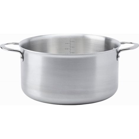 de Buyer Alchimy Kochtopf Inox 20 cm mit genieteten Griffen