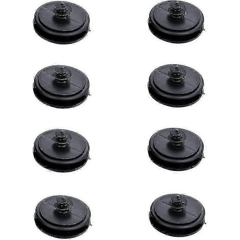 Clips de fixation universels antidérapants pour tapis de voiture, noirs, F26 (1/5)