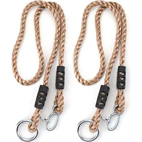 1 paio di altalene per bambini, corde e cinghie regolabili, altalena in legno per bambini e adulti, sedile sospeso