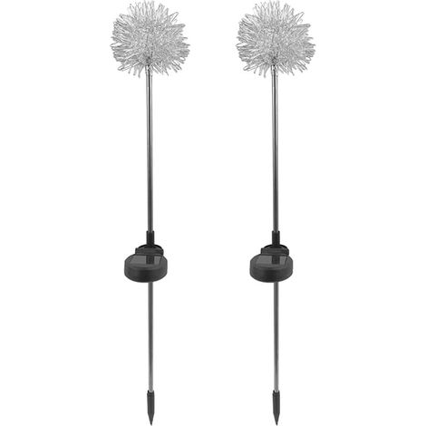 Lot de 4 lampes solaires d'extérieur à LED pour pelouse, allée, sol, jardin, paysage (1/4)