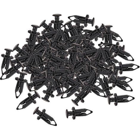 100 goupilles de fixation de panneau à pression pour pare-chocs