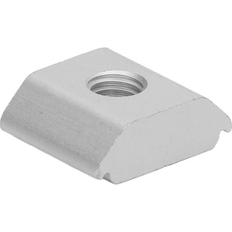 100 pièces Écrous coulissants M8 filetés en aluminium pour profilés à rainure en T, fixation pour installations photovoltaïques (1/5)