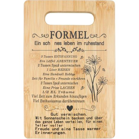 Planche à Découper en Bambou avec Messages, pour Grand-Mère, Anniversaire, Fête des Grands-Mères, Cuisine et Décoration (1/5)