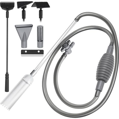 Nettoyeur de Gravier Aspirateur D'aquarium avec Pompe Manuelle (1/5)
