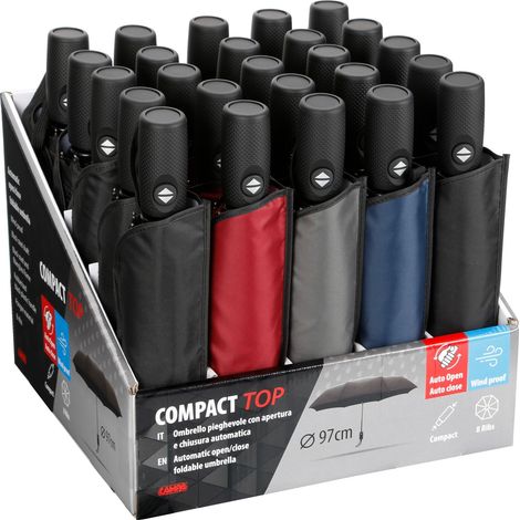 Compact Top, display 25 ombrelli pieghevoli - Ø 97 cm (1/5)