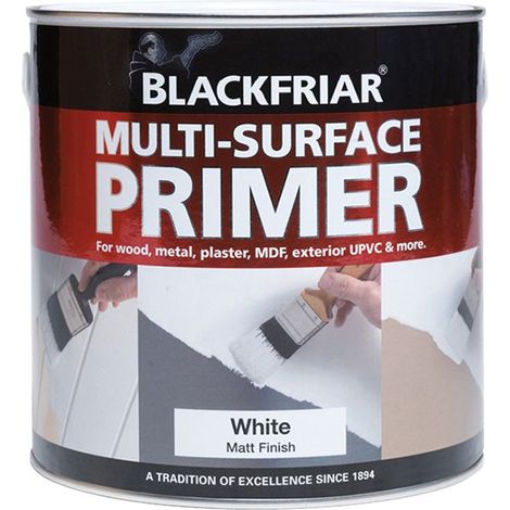 Blackfriar Multi-Surface Primer 250ml (Blackfriar BF0440001F1) - Suitable for Interior and Exterior Use (1/2)
