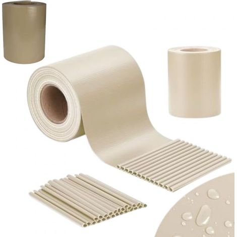 Striscia Fascia Frangivista in PVC 19cm X 35mt per Balconi Ringhiere Cancello Tortora (1/5)