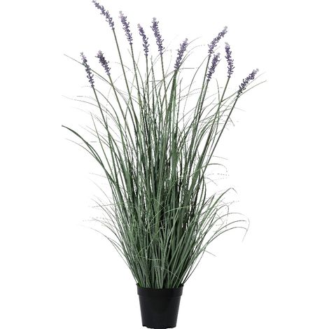 VASO CON LAVANDA 30X30XH96CM IN PLASTICA.