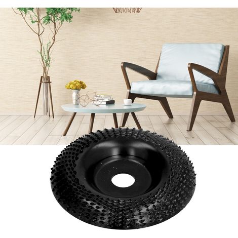 Disque à pointes de 100 mm de diamètre extérieur, disque à pointes pour le ponçage et le façonnage du bois, disque à meuler de 16 mm pour meuleuse d'angle, disque à polir, plateau à thé pour meuleuse (1/5)