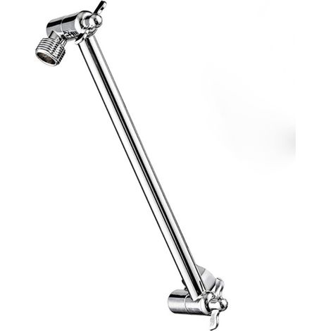 Rallonge de robinet de filtre anti-éclaboussures u Bras de douche réglable de 11 pouces Connexion universelle Douche en laiton massif Bras d'extension de douche anti-fuite à angle réglable utilisé dan