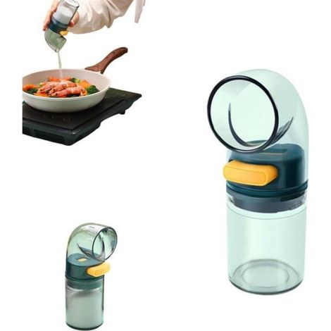 Distributeur D Epices - 0 5 G Par Pression - Sans Base Pour Sel Et Epices Sèches - Transparent - 1 Piece (1/5)