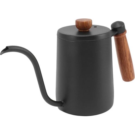 Bouilloire à café avec bec à col de cygne en acier inoxydable 20 oz Bouilloire à café Théière Cafetière pour cafetière de voyage en plein air (1/5)