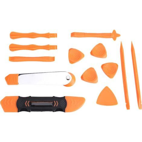 Kit d’outils de réparation smartphone 13 en 1 JAKEMY – Outils professionnels pour démontage d’écrans et consoles, acier inoxydable (1/5)