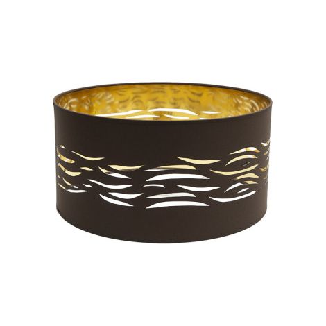 Paralume a sospensione Fog 1xe27 marrone-oro 40dx40dx20h