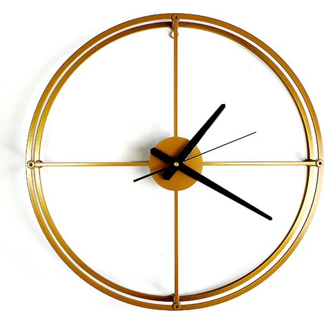 Horloge loft lumineuse Decorizzly® MONO, or (1/5)