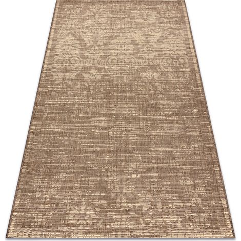 TEPPICH SIZAL FLOORLUX 20211 Kaffee / natürlich beige 80x150 cm