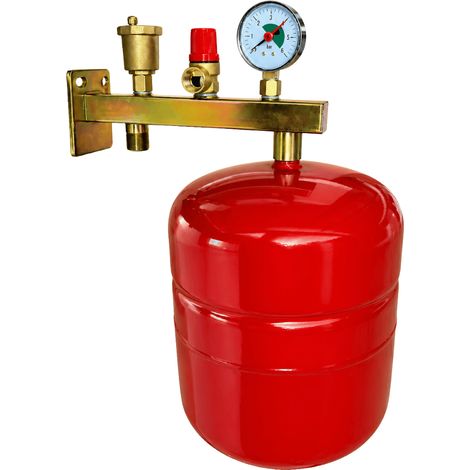 Pack support potence équipée + vase d'expansion chauffage 18 litres Fluidheat