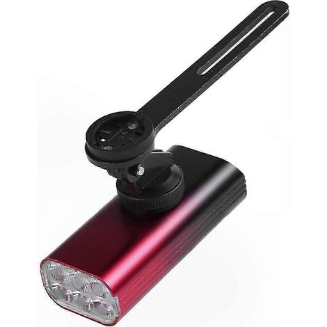 Lampe avant vélo LED rechargeable étanche, éclairage nocturne sécurité, fixation rapide, projecteur cyclisme imperméable, éclairage de guidon puissant. (1/5)