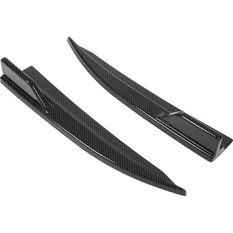 2-teiliges Hecksplitter-Lippenspoiler-Set, glänzend schwarz, links/rechts, Stoßstangendiffusor-Splitter-Kit für 3er G2