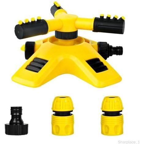 Rasensprenger, Gartensprenger, 360° verstellbare automatische Drehung, 12,7-mm-Bewässerungssystem, Ausführung C (1/4)