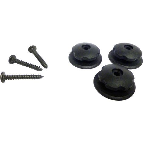 Bottoni rotondi 20 pezzi/set in plastica dura (1/2)