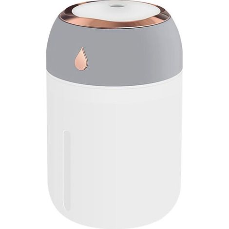 Humidificador de aire, difusor de aroma de niebla fría, luz nocturna LED, USB, para el hogar y la oficina, difusor de aceites esenciales. (1/4)