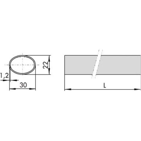 BARRA CISA 07007  L= MM.1500 ACCIAIO INOX