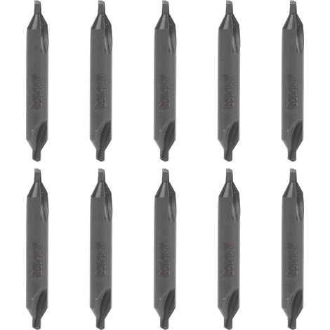Satz mit 10 HSS-Zentrierbohrern, 2,5 mm, für die industrielle Bearbeitung (1/5)