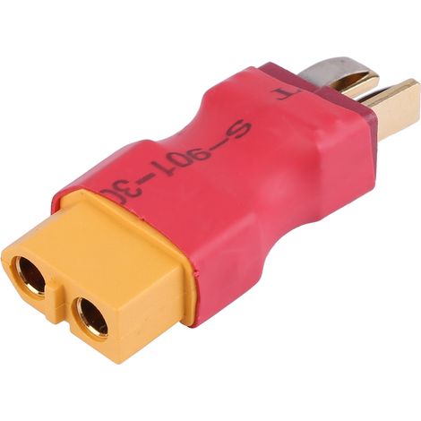 Connecteur femelle XT60 vers mâle T Dean, adaptateur sans fil RC pour batterie d'avion modèle (1/5)